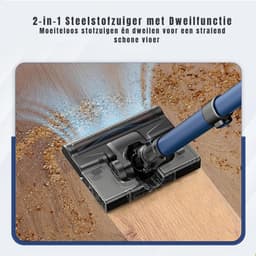 TIM® Steelstofzuiger met snoer - Steelstofzuiger - Stofzuiger - Zwart - 20cm x 34cm x 34cm — thumbnail 2