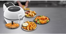 Hetelucht Friteuse - Airfryer Keuken - Gezond Bakken - Digitale Timer - 1.2 kg Capaciteit - Wit — thumbnail 5