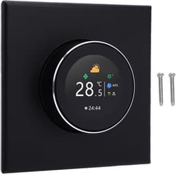 Slimme Thermostaat - Temperatuurregelaar - Comfortabel Wonen - App Bediening - 86x86mm - Zwart — thumbnail 4