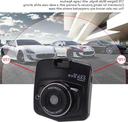 HD Dash Cam voor Auto's met 170 Graden Hoek, Nachtzicht en Bewegingsdetectie - 1920 x 1080 DVR Achteruitrijcamera en Dashboard Recorder — thumbnail 2