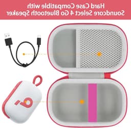 Duurzame Hard Travel Case voor Bluetooth Speaker, Bescherming en Opbergruimte voor Anker Soundcore Select 4 — thumbnail 3