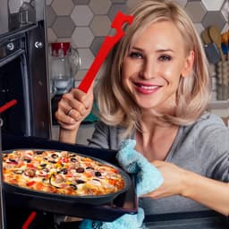 Allecto - Pizza Plate - Perforated Bakplaat - Set van 4 - Rond 30 cm - Geschikt voor Oven en Airfryer - Voor Pizza en Bakkerijproducten — thumbnail 3