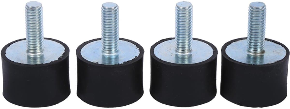 Allecto - Rubber Vibration Mount - Anti Vibration - Hoogwaardige Demping - 4x M8 M6 Rubber Mounts - Geluidsisolatie - Geschikt voor Compressor en P... — afbeelding 1