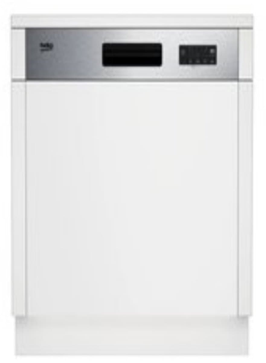 Beko BDSN153E3X-1 vaatwasser Semi-ingebouwd 13 couverts E + 3 Jaar Gratis Extra Garantie — afbeelding 1
