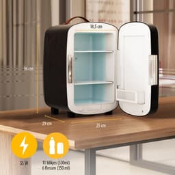 Tristar KB-7610 - Mini Koelkast - 10 L - Make-up Skin Care Koelkast - Gaming Koelkast - Camping Koelkast - 12/230V — thumbnail 3