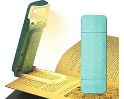 Sander Shop Leeslamp - LED - Boeklampje met 3 Lichtstanden - Oplaadbare boeklamp USB - Dimbaar - Groen