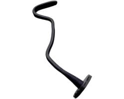 Deurstopper Wasmachine - Wasdeurhouder Fris - Wasmachine Ventileren - Flexibele Rubberen Slang - 43.5 cm - Zwart