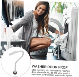 Wasmachinedeur Lasso - Deurhouder Siliconen - Ventileren Wasmachine - Rekbaar Ontwerp - 43 cm - Grijs — thumbnail 5