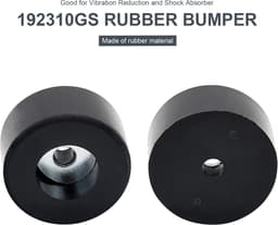 Antivibratie Voet Pads - Rubberen Bumper - Trillingsreductie - Vervangt 192310GS - 1.5 inch D x 0.75 inch H - Zwart — thumbnail 4
