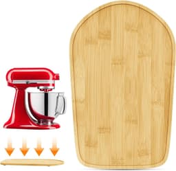 Mixer Mat - Apparaat Schuiver - Keuken Werkplek - Effortless Glide - 34 cm - Natuurlijk — thumbnail 1