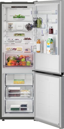 Beko B3RCNA375HXB koel-vriescombinatie Vrijstaand 370 l Zilver — thumbnail 5