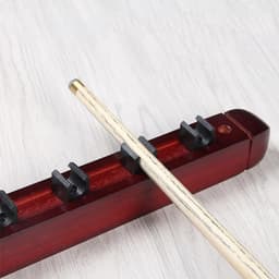 Houten Wandmontage Poolstick Rack voor Billiard Sticks - Stijlvolle Cue Houder voor Thuisgebruik — thumbnail 2