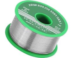 Kwalitatieve loodvrije soldeertin van 1 mm met harskern, 20 g voor reparatie en DIY van elektronische componenten