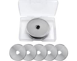 15 stuks vervangende messen 45mm voor roterende snijders, roestvrij staal, geschikt voor quilten en knutselen