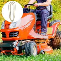 Grasmaaier Riem - Maaieronderdeel Rubberen riem - Gazononderhoud - Nauwkeurige pasvorm - 122 cm maaidek - Zwart — thumbnail 2