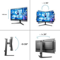 Philips Evnia 5000 series 25M2N5200P - Full HD IPS Gaming Monitor - 280hz - 0.5ms - 25 inch — thumbnail 5