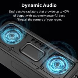 Luidspreker - Luidsprekerkabels - Bookshelf Speaker - IPX7 - Speakers voor PC - BT 5.0 - 40W - 15H Speeltijd - NFC - Zwart — thumbnail 5