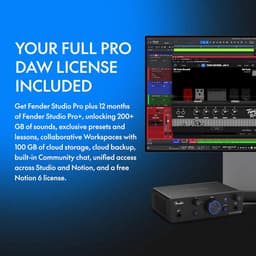 Opname Studio Set - Muziek Maken - Muziek Opnemen - USB-C Interface - 2-in 2-out - Zwart — thumbnail 5