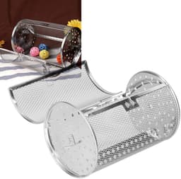Allecto - - Air Fryer Pan Basket - 360 Swivel Fryer - Bakgereedschap - 12x12x18cm - Keuken Accessoires - Geschikt voor Airfryer - Stijlvol Design — thumbnail 5