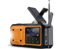 ProGuard DAB + Noodradio - Zonne-energie en dynamo - Met powerbank