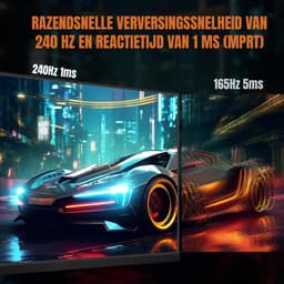 SVN® Gaming Monitor 240hz - Gaming Monitor -Zwart - ‎‎16cm x 56cm x 42cm; 3.95 kg — thumbnail 2