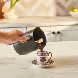 Karaca Hatir Neo Turkse Koffiemachine met Melk – Space Grey – 1-5 Kopjes – Automatisch – Elektrische Cezve – Kozde Functie – Overkookbeveiliging — thumbnail 2
