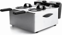 Elektrische Friteuse 3.5L 4000W - Dubbele Bakzak voor Friet en Snacks — thumbnail 1
