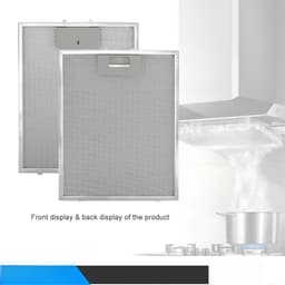 Geschikt voor Whirlpool Ikea Jenn Air W10169961A afzuigkap filter, filter, afzuigkapfilter, ventilatiefilter, vervangingsset van 2 stuks, afzuigkapfilter, 222X190 — thumbnail 3