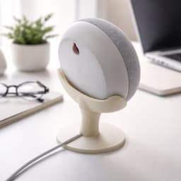 Google Nest Mini Standaard / Google Home Mini Houder – Speaker Stand Verhoogd – Slimme Speaker Accessoire – Verbeterde Geluidskwaliteit & Microfoon – Kabel Management – Modern Design – Geschikt voor Gen 1 & 2 – Smart Home Accessoires — thumbnail 2