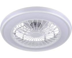 TamTrade Plafondventilator - Plafond ventilator met verlichting - Inclusief afstandbediening - LED - Dimbaar - RGB - Bluetooth