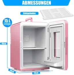 KESSER® Tafelmodel Koelkast 15 Liter AC DC 220-240V en 12V - Mini Koelkast Vrijstaand met Verwarmingsfunctie - Koelbox ideaal voor Auto en camperen - — thumbnail 4