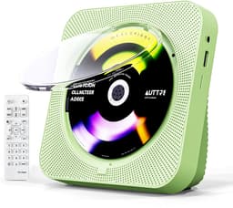 Discman - Walkman - Draagbare CD Speler met Bluetooth - Ingebouwde Speaker - Inclusief Afstandsbediening - Radio - Timer - Groen — thumbnail 1