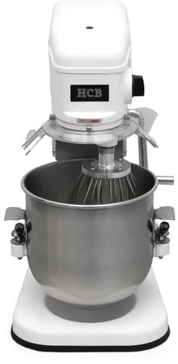 HCB® - Professionele Horeca Planeetmenger - 10 liter - 230V - RVS / INOX deegmachine - Kneedmachine - Keuken machine - Planeetmixer - Deegkneder machine - Spiraalkneder - 55 kg - 6497 — thumbnail 4