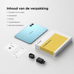 DOOGEE U13 Pro - Tablet - 36GB RAM (6+30GB) + 256GB ROM (2TB/TF) - 11000mAh/18W - 13,4 Inch FHD+ 120Hz IPS - Android 16 - T7300 - Dubbele luidsprekers - Wi-Fi 5 - Face ID - Bluetooth 5.4 — thumbnail 4