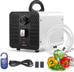 Miryx 2-in-1 Ozongenerator - Luchtreiniger - Geurverwijdering - 60.000 mg/u - Met Lucht- en Watermodus - Voor thuis, Rook — thumbnail 1