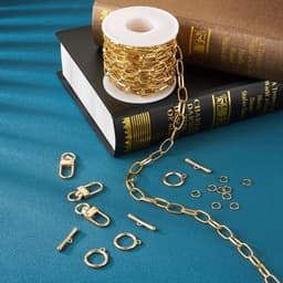 Ovale ketting choker van roestvrij staal met paperclip design, geschikt voor vrouwen en meisjes voor een stijlvolle en duurzame look — thumbnail 4