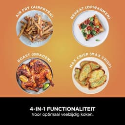 Ninja Foodi AF200EU Dubbele Airfryer XXL - Dubbele Mand - 7.6 Liter - Dual Zone Technologie — thumbnail 3