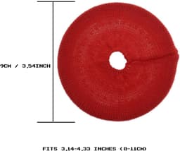 Allecto - Paar Wasbare Hoofdtelefoon Covers - Zwart & Rood - Comfortabele Earpads Bescherming — thumbnail 4