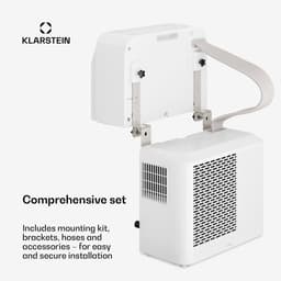Klarstein Luchtontvochtiger Chillavan draagbare airco - 5.000 BTU, 3-in-1 koeling, en ventilator, energieklasse A, app-bediening, vrijstaand voor ruimtes tot 20 m², perfect voor caravans en campers - Timer - Dehumidifier — thumbnail 6