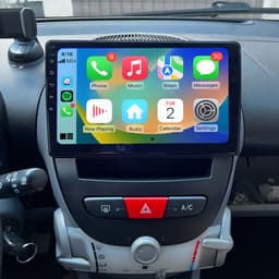Junsun Android 15 Draadloze CarPlay Andriod Auto Autoradio Geschikt Voor Toyota Aygo Peugeot 107 Citroen C1 - Bluetooth - Achteruitrijcamera - GPS Navigatie - Plug & Play - 10-inch Touchscreen - WiFi - SWC - Octa-core processor — thumbnail 5