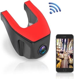Dashcam auto met G-sensor, full HD autocamera met 170° groothoek, met SD-kaartondersteuning, bewegingsdetectie, dashcamera voor Android, USB, parkeerbewaking, voor of achter, zwart — thumbnail 1