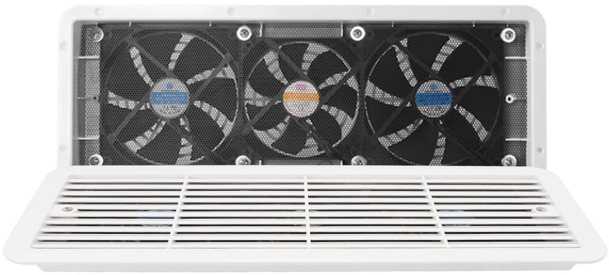 SPHProducts - 12V RV Koelkast Ventilatie - Stil - Compact formaat - Koelventilator - Ideaal voor campers - Geschikt voor doucheruimtes, keukens en mee — afbeelding 1