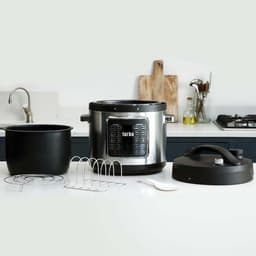 YOR® Multicooker - Multicookers - Zilver/Zwart - ‎34cm x 34cm x 31cm — thumbnail 8