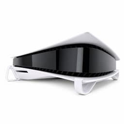 Horizontale standaard geschikt voor PlayStation 5 Disc Editie - PS5 consolehouder - Liggende game standaard - Wit — thumbnail 4
