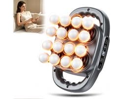 YYV Massagepistool met 16 opzetstukken, 3 modi en 30 instelbare snelheden, diepweefselmassager, 35 dB stille handmassager, mini massagepistool voor nek, voeten, rug, benen voor spierontspanning