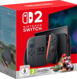 Nintendo Switch 2 - Mario Kart: World Bundel - Zwart — thumbnail 1