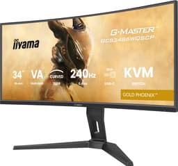 iiyama G-Master GCB3486WQSCP-B1 Gold Phoenix - 34 inch - WQHD - VA - 240 Hz - Verstelbaar - Curved - USB-C Dock — thumbnail 13