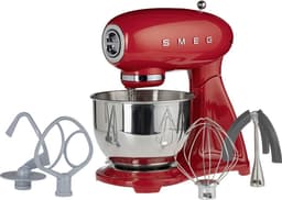 SMEG SMF03RDEU - Keukenmachine - Rood - 800 W - Full Color — thumbnail 5