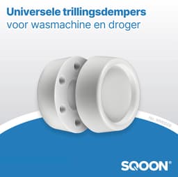 Wasmachine Trillingsdempers 4 stuks wit — thumbnail 2