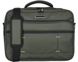 Enrico Benetti Northern Reportertas/Laptoptas - 15 inch laptop , 24L - 47246 - Olijf